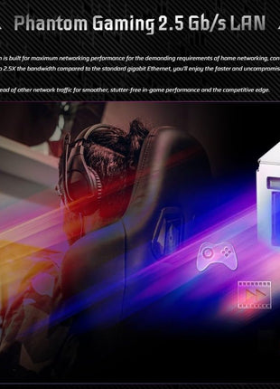 ASRock Phantom Gaming B860I Lightning WiFi 6E Intel Core Ultra B860 LGA1851 DDR5 9333 MHz 128GB M.2 Mini ITX Motherboard Thunderbolt SATA3 6.0 Gb/s PCIe 5.0