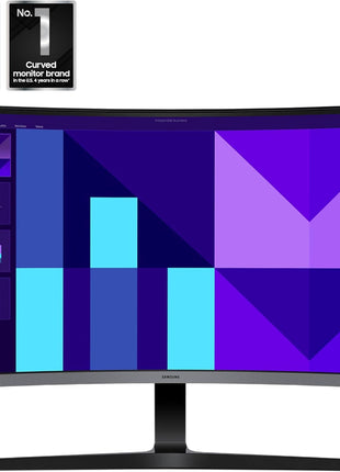 Samsung 32-inch S3 (S39GD) FHD 100Hz Curved Monitor, Game Mode, Eye Saver Mode, Multiple Connectivity with HDMI Port, Built-In Speakers, LS32D396GANXZA, 2025