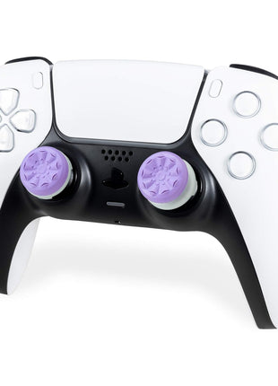 KontrolFreek FPS Freek Galaxy Purple for PlayStation 4 (PS4) and PlayStation 5 (PS5) | Performance Thumbsticks | 1 High-Rise, 1 Mid-Rise | Purple