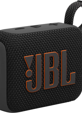 JBL Go 4 - Ultra-Portable, Waterproof and Dustproof Bluetooth Speaker, Big JBL Pro Sound with Punchy bass, 7-Hour Built-in Battery, Made in Part with Recycled Materials (Black)