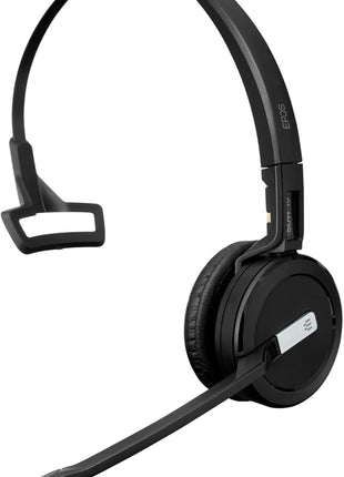 Sennheiser SDW 5016 (507016) Single-Sided Wireless DECT Headset for Desk Phone Softphone/PC& Mobile Phone Connection Dual Microphone Ultra Noise-Canceling, Black, 3 inches