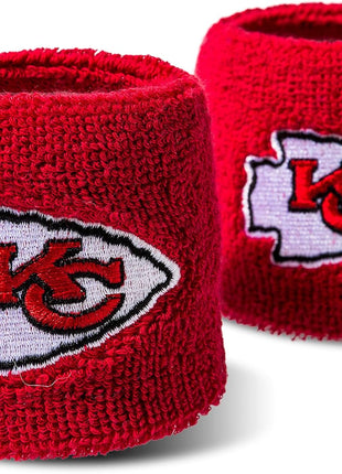 Franklin Sports NFL Team Logo Wristbands - Pair of Youth Wristbands for Costumes and Uniforms