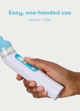 Frida Baby Electric NoseFrida Nasal Aspirator for Baby, Nose Sucker for Baby & Toddler, Upgraded Nasal Aspirator for Congestion + Allergy Relief with 3 Suction Levels, 2 Silicone Tips, USB