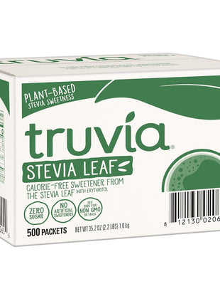 Truvia Original Calorie-Free Sweetener from the Stevia Leaf Packets, 35.25 oz Box, 500 Count (Pack of 1)