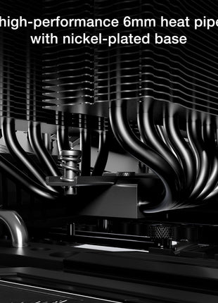 be quiet! Pure Rock Pro 3 LX CPU Air Cooler | 6 High Performance 6mm Heat Pipes with HDT Technology | 120mm Quiet ARGB PWM Fan | AMD:AM4 AM5/Intel LGA 1700/1150/1151/1200 | Black | BK043