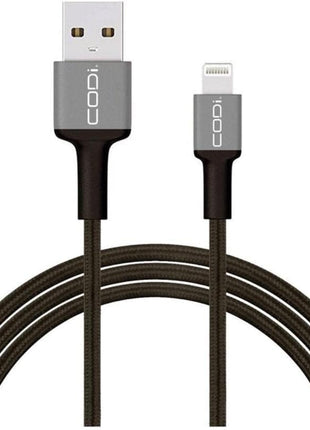CODi 6' Braided Nylon USB-A to Lightning (MFI Certified) Charge & Sync Cable