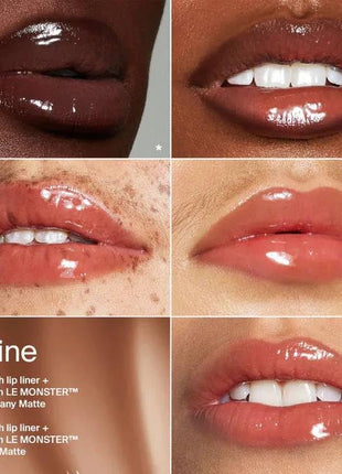 HAUS LABS BY LADY GAGA PHD HYBRID LIP GLAZE - Praline (Neutral Deep Beige) + ENTEL Aloe vera Sheet Masque (BONUS)