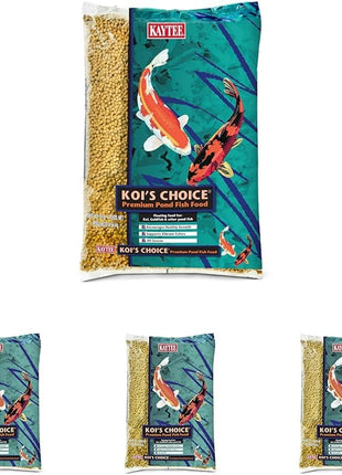 Kaytee Koi's Choice Koi Floating Fish Food, For Koi, Goldfish and Pond Fish, 10 pounds
