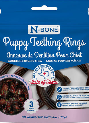 N-Bone Puppy Teething Ring Chicken Flavor (1 Pack Of 6 Rings) (113048)
