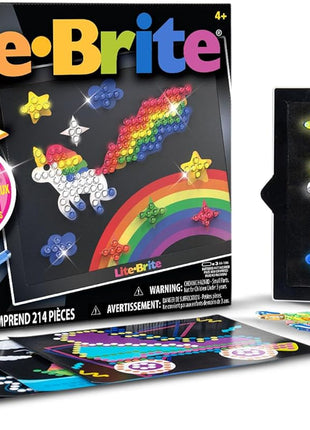 Lite Brite Classic, Favorite Retro Toy - Create Art with Light, STEM, Educational Learning, Holiday, Birthday, Gift, Boys, Kid, Toddler, Girls Age 4+