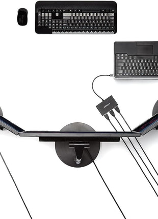 3-Port Multi Monitor Adapter - DisplayPort 1.2 to 3x HDMI MST Hub - Triple 1080p HDMI Monitors - Video Splitter for Extended Desktop Mode on Windows PCs Only - DP to 3x HDMI