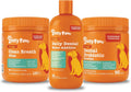 Zesty Paws Dental Trio System for Dogs â€“ Breath Freshener + Dental Care â€“ Water Additive, Dental Chews & Dental Powder â€“ Teeth Cleaning, Tartar Remover, Healthy Mouth Support