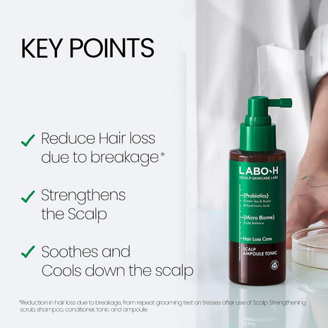 LABO.H Scalp Tonic, Scrub and Capsule Treatment TRIO