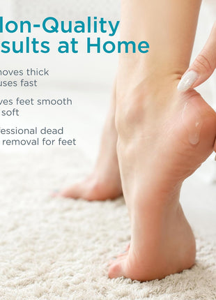 Lee Beauty Professional Callus Remover for Feet - Original, Powerful Formulation - Extra Strength Gel, Home Pedicure Foot Spa Results - Cracked & Dead Dry Skin Supplies - 8 Oz
