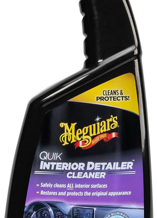 Meguiar's Quik Interior Detailer Cleaner - 24 Oz Spray Bottle