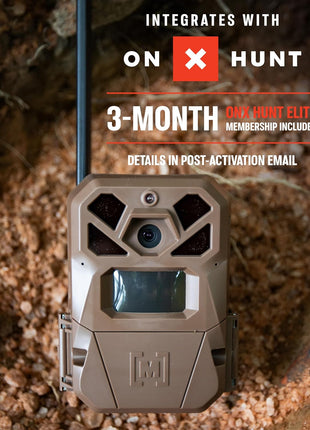Moultrie Edge 2 Cellular Trail Camera - Auto Connect Nationwide 4G LTE - On Demand 36MP Photo - 1080P Video with HD Audio - 100 Ft Detection Range - Low Glow Flash