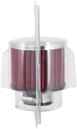 K&N Vent Air Filter/Breather: High Performance, Premium, Washable, Replacement Engine Filter: Flange Diameter: 1.25 in, Filter Height: 2.5 in, Flange Length: 0.875 in, Shape: Breather, 62-1390