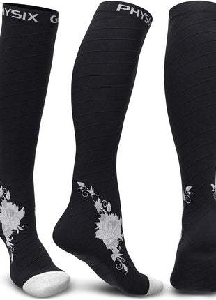 Physix Gear Compression Socks 20-30 mmHg - Men & Women - Running, Nurses, Shin Splints, Flight, Travel