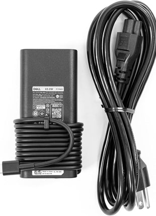 Dell 65W USB-C Laptop Charger for XPS and Latitude 5000 - Power Cord Included