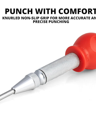 NEIKO 02638A 5-Inch Automatic Center Punch for Metal, Adjustable Impact Spring Loaded Center Punch Tool, Spring Punch, Center Punch Spring Loaded, Auto Center Punch