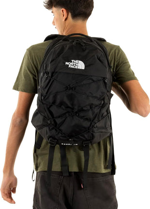 THE NORTH FACE Borealis Commuter Laptop Backpack | Water Repellent Finish, 16 inch Laptop Sleeve, Large Main Compartment for Everyday Carry, TNF Black/TNF Black-NPF, One Size