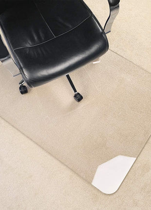 [Upgraded Version] Crystal Clear 1/5 inch Thick 47 inch x 35 inch Heavy Duty Hard Chair Mat, Can be Used on Carpet or Hard Floor