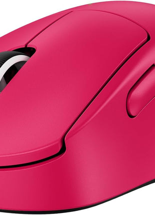 Logitech G PRO X Superlight 2 DEX Wireless Gaming Mouse, 60g pro-Grade Right-Handed Mouse with 5 programmable Buttons, USB-C Charging, 44k DPI Sensor, up to 8 kHz Polling for PC/Mac - Magenta