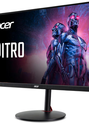 Acer Nitro 27 inch WQHD 2560 x 1440 PC Gaming IPS Monitor | AMD FreeSync Premium Up to 180Hz Refresh 0.5ms DCI-P3 95% 1 Display Port 1.2 & 2 HDMI 2.0 XV271U M3bmiiprx,Black