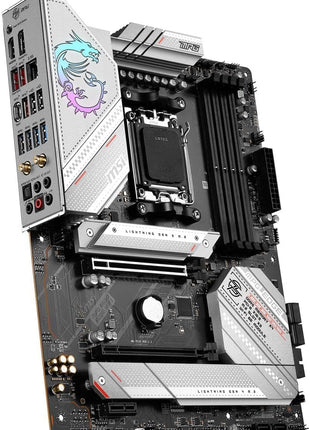 MSI MPG B650 Edge WiFi Gaming Motherboard (AMD Ryzen 9000/8000/7000 Series Processors, AM5, ATX, DDR5, PCIe 4.0, M.2, SATA 6Gb/s, USB 3.2 Gen 2, HDMI/DP, Wi-Fi 6E, Bluetooth 5.3, ATX)