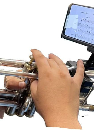 Gripophone Trumpet Phone Lyre - Securely Mount Your Phone to Your Horn, Easily Read Music from PDF, Take videos while playing, Made in USA!!