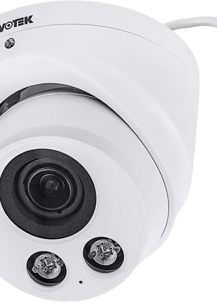 VIVOTEK IT9388-HT 5MP Outdoor Turret Network Camera, 1/2.7 inch CMOS Sensor, 2.8~12 mm Vari-Focal Lens, Day/Night, Built-in Microphone, WDR Pro, 30m IR Range, Smart Stream III, IP66, IK10
