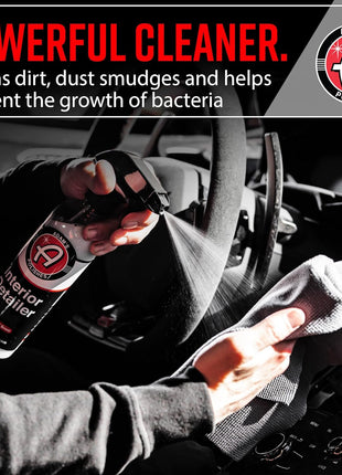 Adam's Polishes Interior Detailer (16oz) - Total Car Interior Cleaner, Protectant & Dressing | All Purpose Cleaner & Leather Conditioner | Vinyl, Dashboard, Screen, Seat Cleaner & More