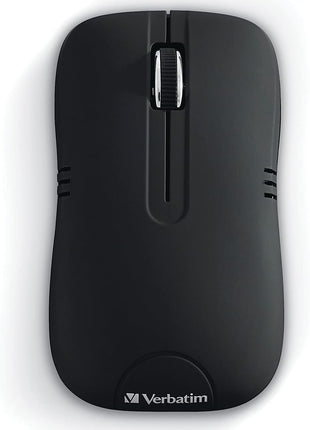 Verbatim Wireless Notebook Optical Mouse, Commuter Series - Matte Black