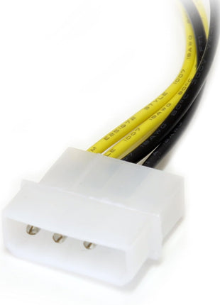 StarTech.com 6in LP4 to 8 Pin PCI Express Video Card Power Cable Adapter - lp4 to PCI express - molex to 8 pin PCIe (LP4PCIEX8ADP)