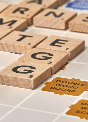 Hasbro Gaming Scrabble Board Game, Classic Word Games for Kids Ages 8 and Up, Fun Family Game for 2-4 Players, The Classic Crossword Game