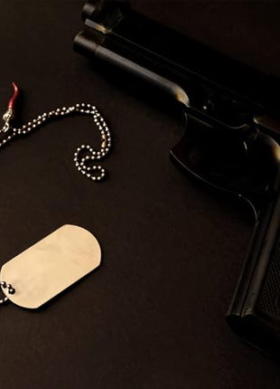 30 PCS 2"x1" Stamping Blank Dog Metal Tags Stamping Aluminum Tag Pendants Shield Shape with Chain Necklaces, Hip Hop Style Pet Dog Name Number Tags Personalized Pendant