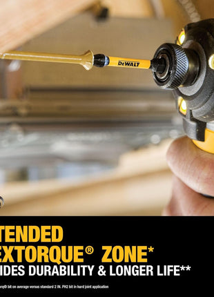 DEWALT Screwdriver Bit Set, 40 Pcs. Impact Ready, FlexTorq Impact Driver Bit Set with Storage Case (DWA2T40IR)