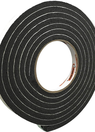 Frost King R734H Sponge Rubber Foam Tape 3/4 inch W X 7/16 inch H X 10' L, Black