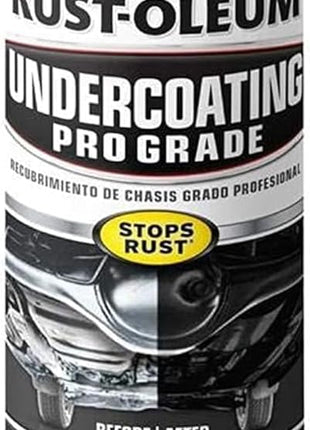 Rust-Oleum 248656 Professional Grade Rubberized Undercoating Spray, 15 oz, Black