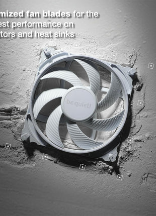 be quiet! Silent Wings 4 Cooling Fan | 140mm PWM | 1100 RPM | White | BL116
