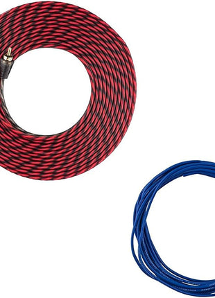 DS18 AK4 Complete 4 Gauge CCA Amplifier Installation Wiring Kit - Ampkit Helps Make Connections, Brings Power to Your Radio, Subwoofers, Speakers with Super Flex Wire - 1200W for 1 Amplifier