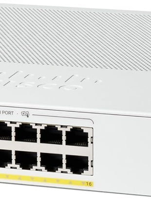 Cisco Catalyst 1300-16P-2G Managed Switch, 16 Port GE, PoE, 2x1GE SFP, Limited Lifetime Protection (C1300-16P-2G)