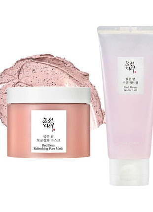 BOJ Red Azuki Bean Pore Cleansing Mask, Red Adzuki Water Gel, Set of 2