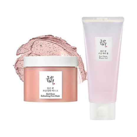 BOJ Red Azuki Bean Pore Cleansing Mask, Red Adzuki Water Gel, Set of 2