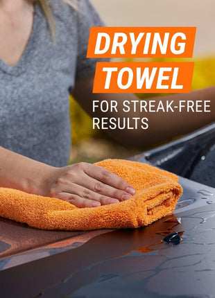 Armor All Car Wash Kit, Includes Car Wash Soap, Wash Mitt & Microfiber Towel (3 Piece Kit)
