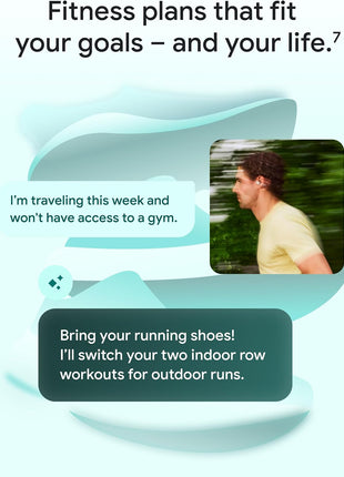 Fitbit Charge 6 Fitness Tracker with Google Apps - Heart Rate on Exercise Equipment - 3-Month Google Health Premium Membership Included - Health Tools - Gold/Coral - Small&Large Bands Included