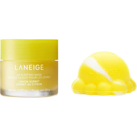 LANEIGE リップスリーピングマスク&トッパー 保湿韓国リップトリートメントマスク おそろいのトッパー付き アプリケーターへらをホールド|シアバター ビタミンC & ムルムル 抗酸化物質|韓国スキンケア