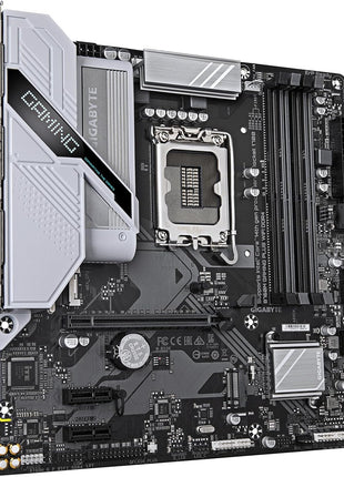 GIGABYTE B760M Gaming Plus WiFi DDR4 LGA 1700 Intel B760 M-ATX Motherboard, 2* M.2, PCIe 4.0, Front USB 3.2 Gen 1 Type-C, 6 GbE LAN, Q-Flash Plus, EZ-Latch