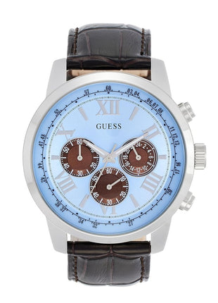 Guess Round 45mm Blue Dial Analog Men Watch - U0380G6M