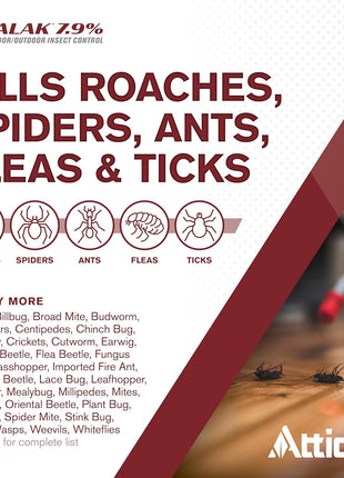 Atticus Talak 7.9% Indoor/Outdoor Insect Control - Bifenthrin Concentrate (32 Ounce)